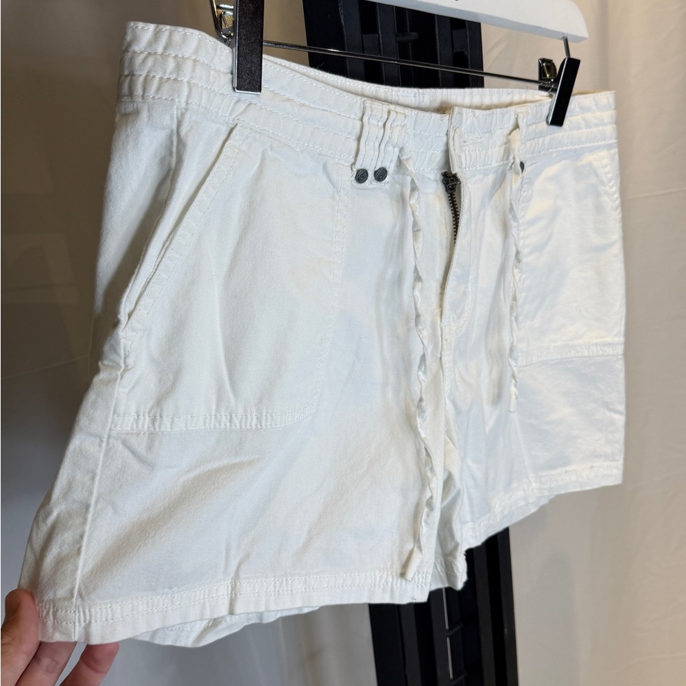 Prana White Cargo Shorts - Picture 2 of 4